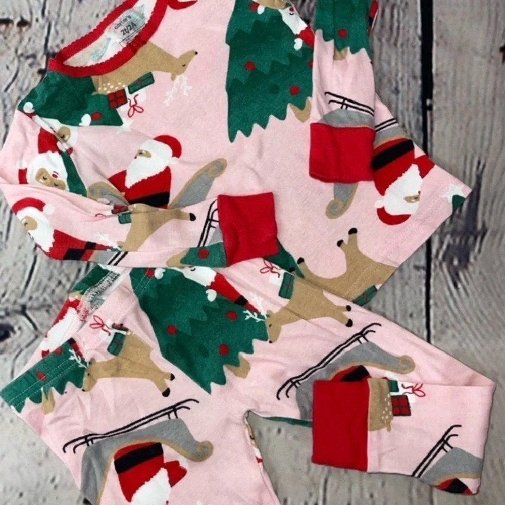 Carters Christmas pajamas 2T